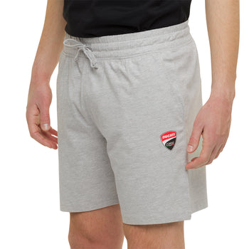 Pantaloncini grigi da uomo con logo Ducati Corse Erminio, Abbigliamento Sport, SKU a723500062, Immagine 0